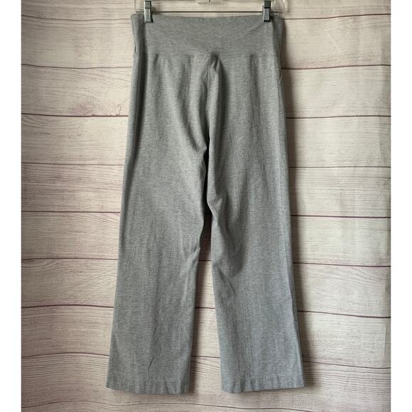 Vintage Mossimo Stretch Light Gray Capri Pants High Waisted Cotton Blend Size M - Picture 4 of 12